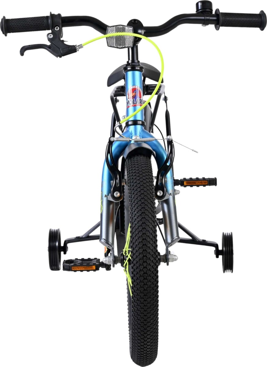 Volare - Thombike Cykel - 16 Tommer - Støttehjul - Blå Grå
