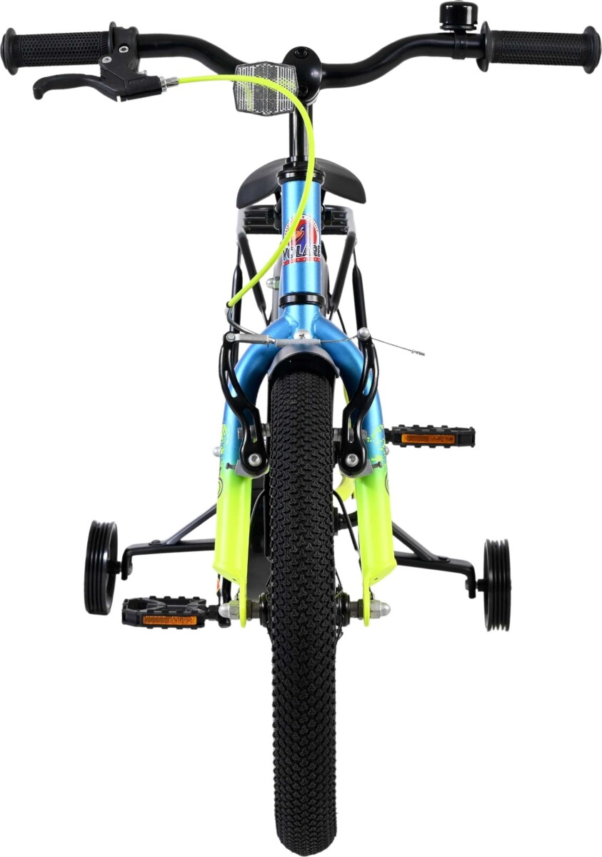 Volare - Thombike Cykel - 16 Tommer - Støttehjul - Blå Gul