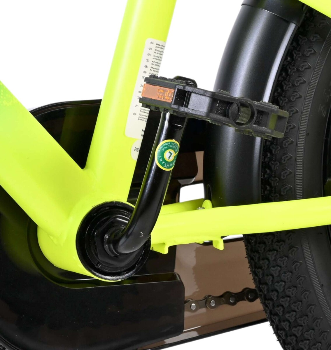 Volare - Thombike Cykel - 16 Tommer - Støttehjul - Blå Gul