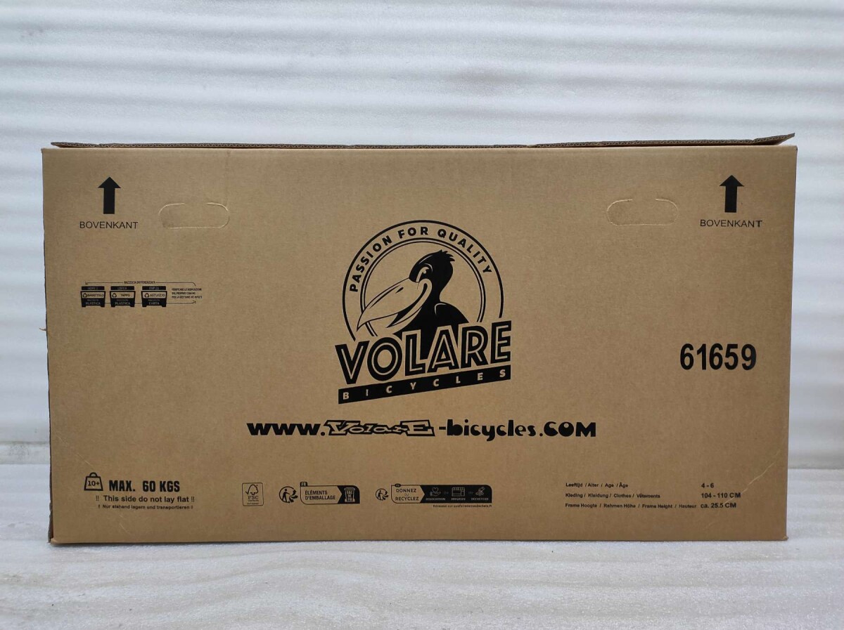 Volare - Thombike Cykel - 16 Tommer - Støttehjul - Grøn Grå