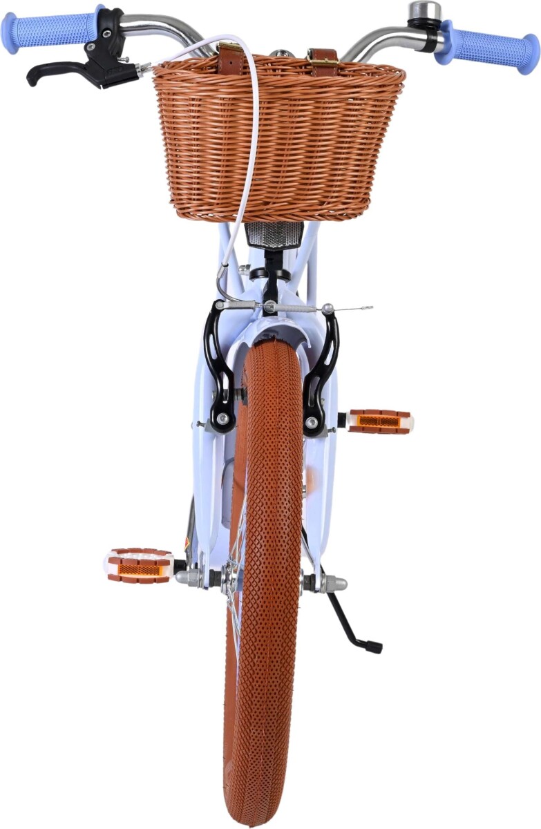 Volare - Ashley 18 Børnecykel - Kurv Bagagebærer - Blå Pastel