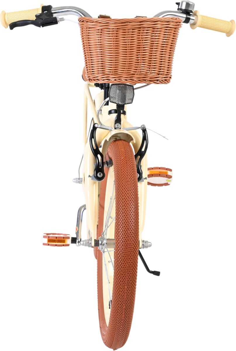 Volare - Ashley 18 Børnecykel - Kurv Og Bagagebærer - Creme