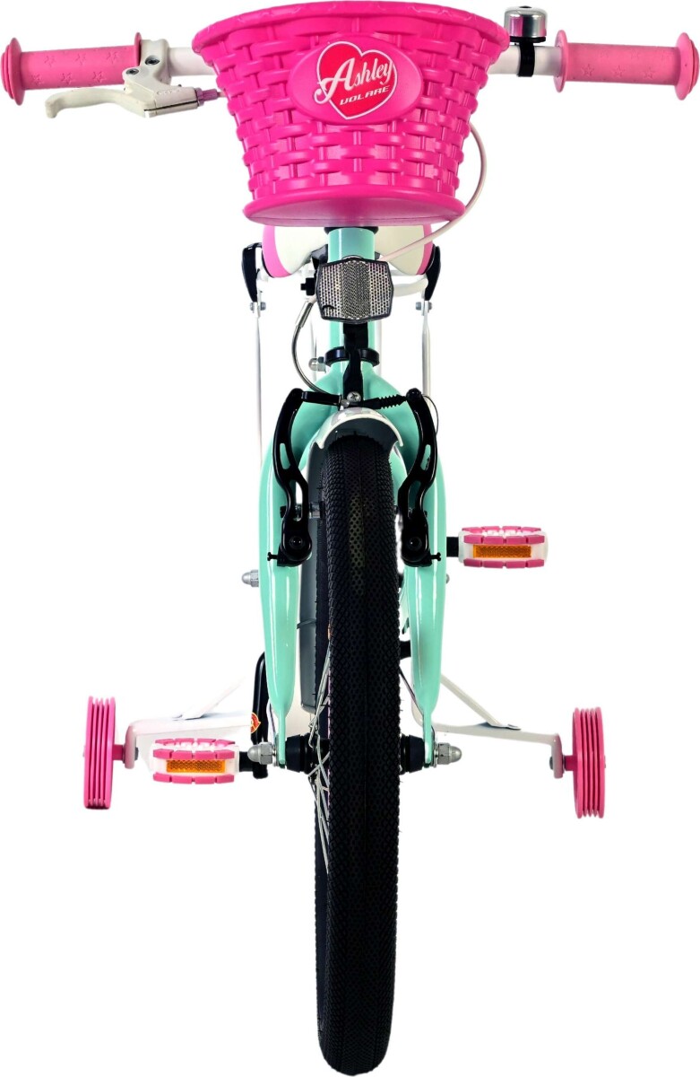 Volare - Børnecykel Med Støttehjul - 18 Tommer - Ashley - Grøn