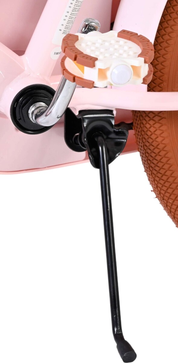 Volare - Ashley 18 Børnecykel - Kurv Bagagebærer - Pink Pastel