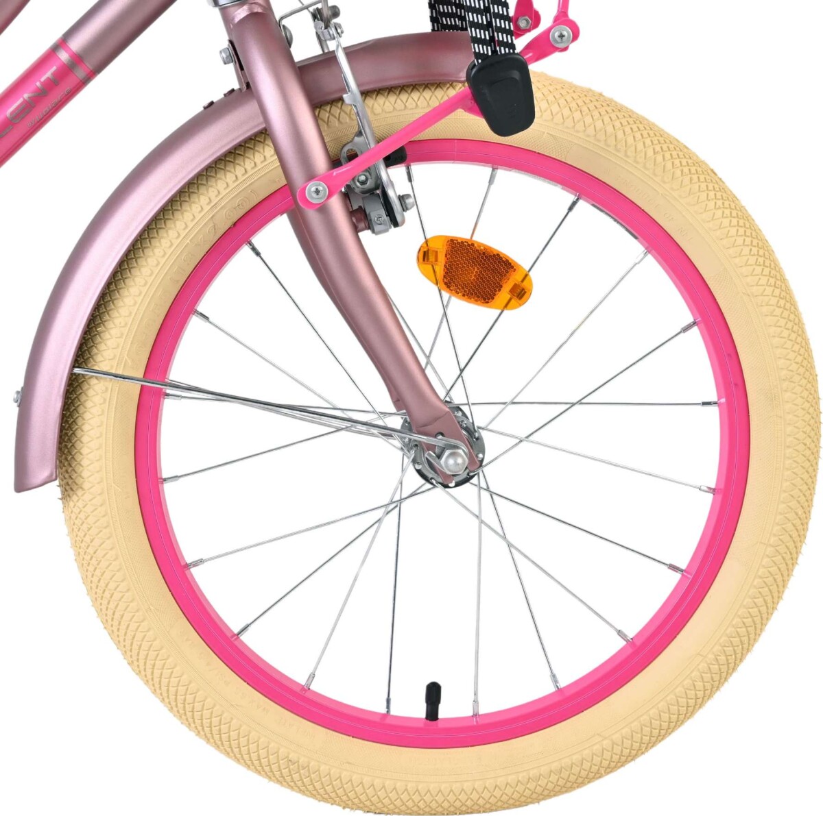 Volare - Børnecykel Med Støttehjul - 18 Tommer - Excellent Pink