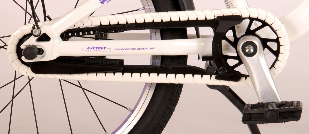 Volare - Børnecykel - 18 - Glamour - Hvid Og Grøn