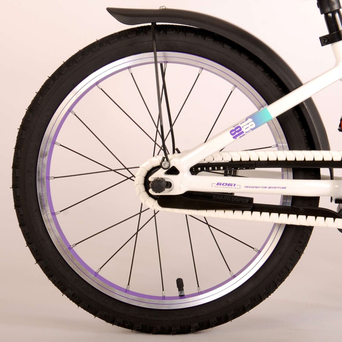 Volare - Børnecykel - 18 - Glamour - Hvid Og Grøn