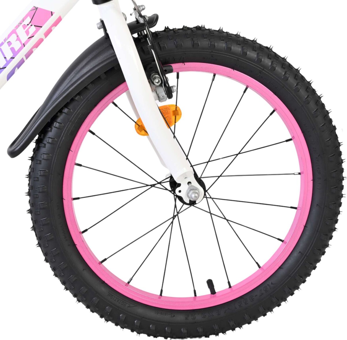 Volare - Lily Børnecykel - 18 Tommer - Støttehjul - Hvid