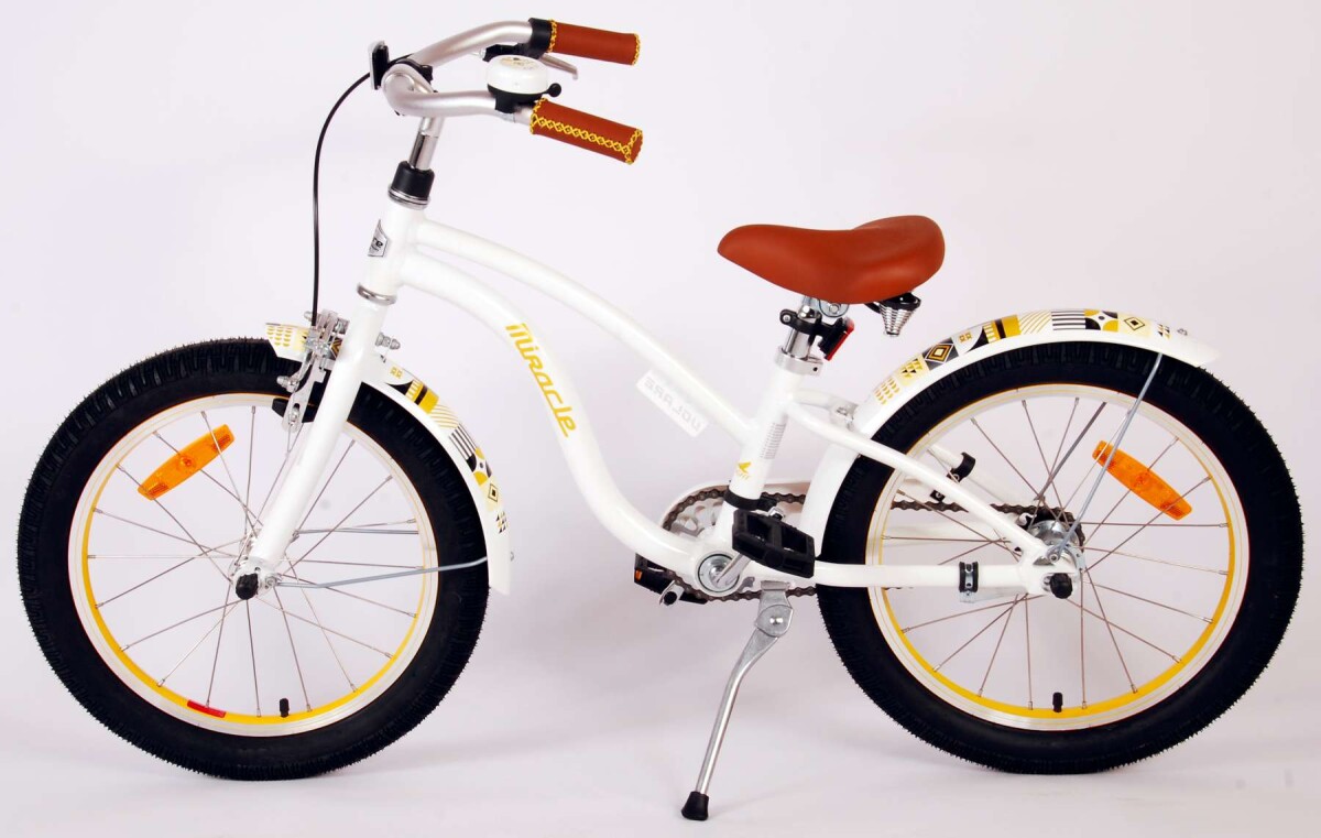 Volare - Børnecykel - 18 Tommer - Miracle Cruiser - Hvid