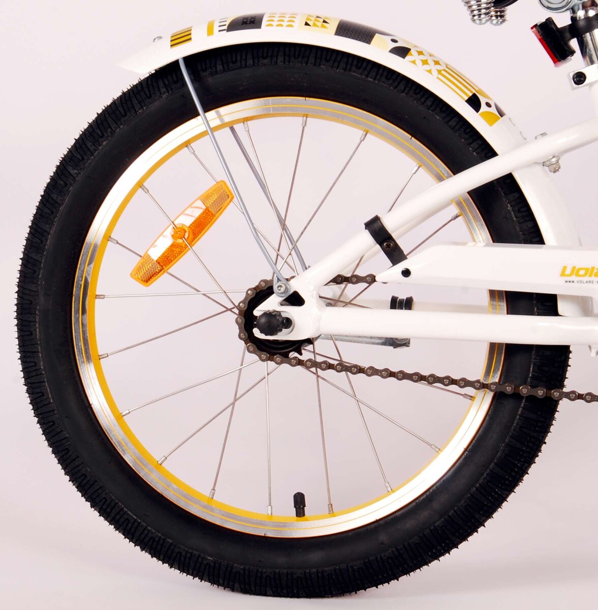 Volare - Børnecykel - 18 Tommer - Miracle Cruiser - Hvid