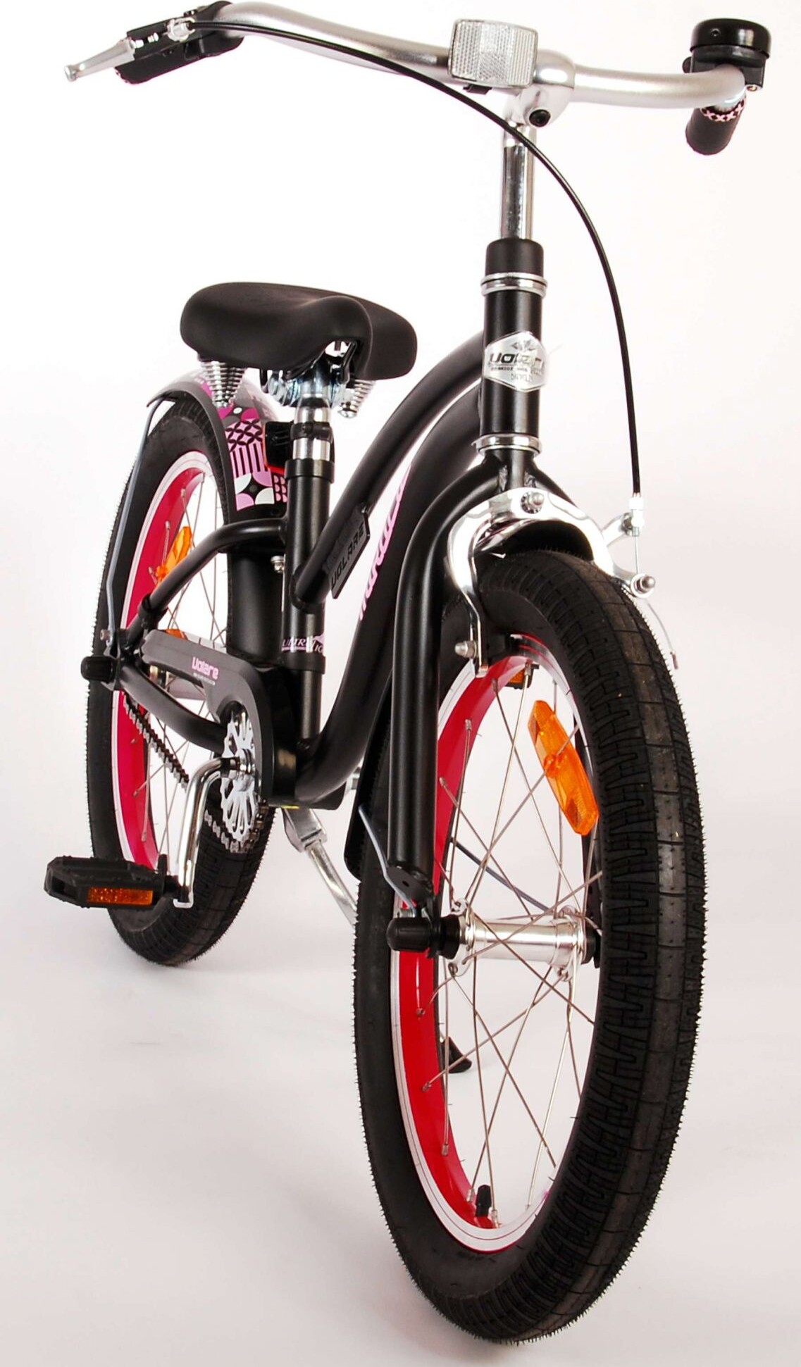 Volare - Børnecykel - 18 Tommer - Miracle Cruiser - Mat Sort