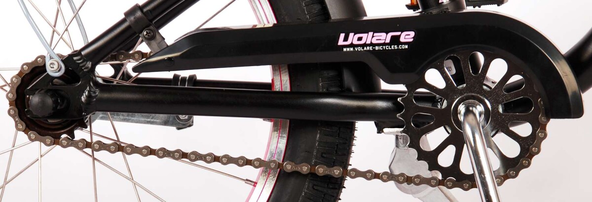 Volare - Børnecykel - 18 Tommer - Miracle Cruiser - Mat Sort