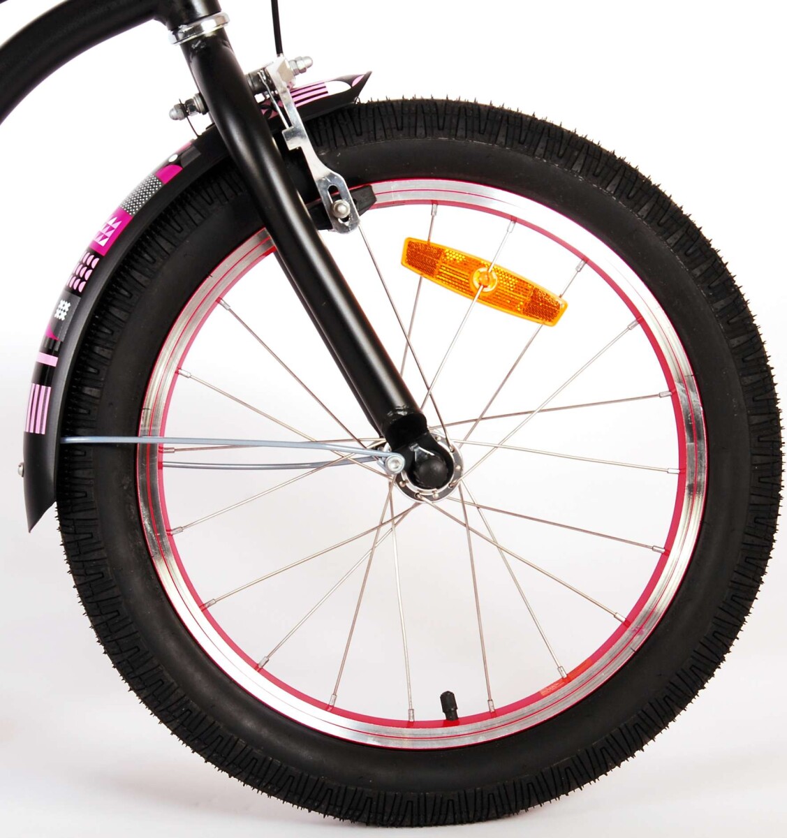 Volare - Børnecykel - 18 Tommer - Miracle Cruiser - Mat Sort