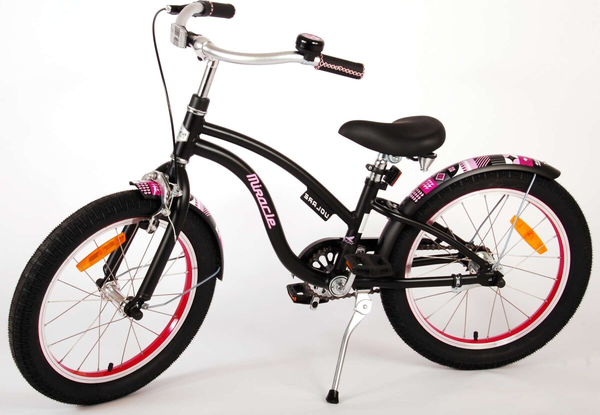 Volare - Børnecykel - 18 Tommer - Miracle Cruiser - Mat Sort
