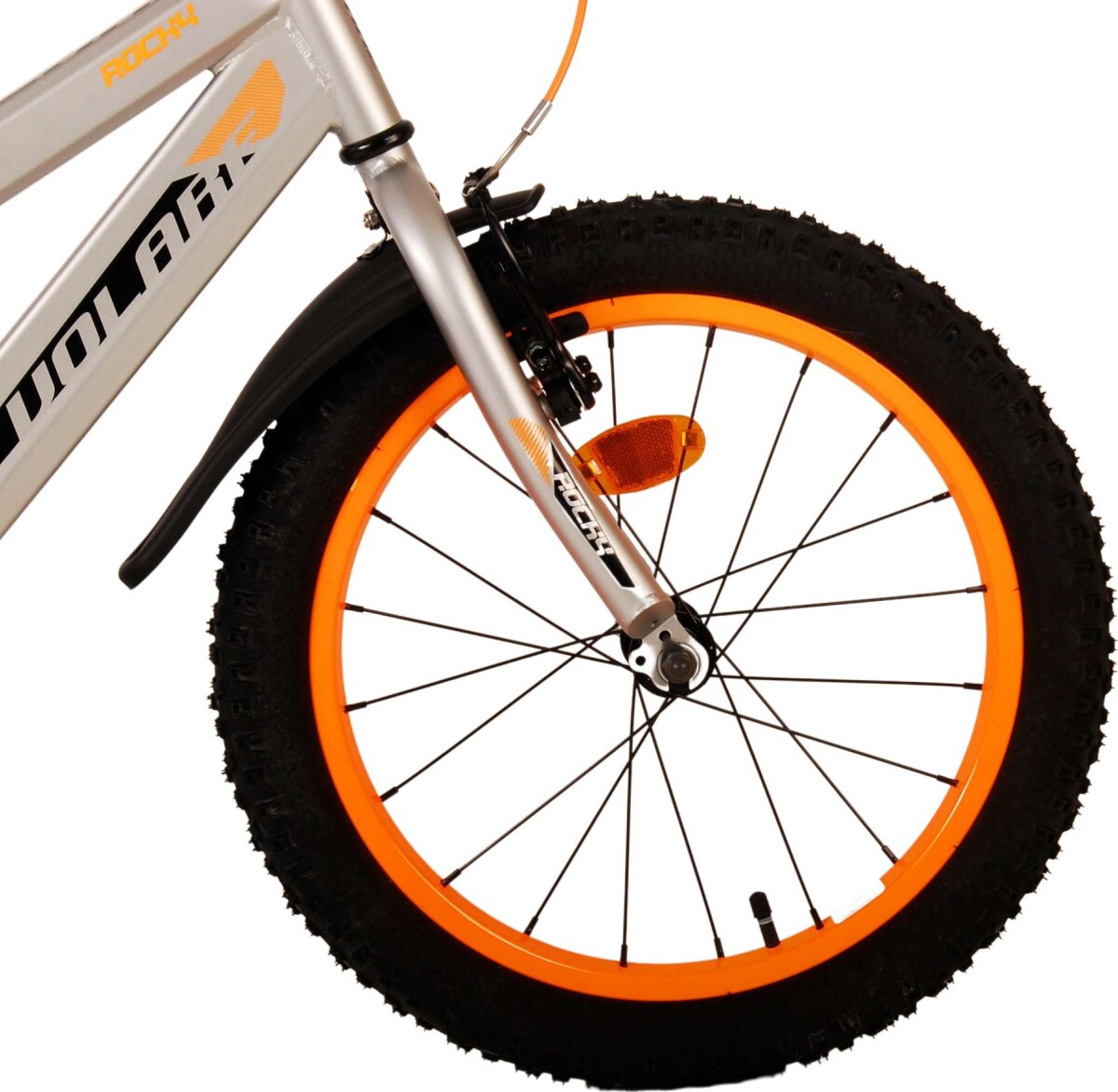 Volare - Børnecykel Med Støttehjul - 18 - Rocky - Grå