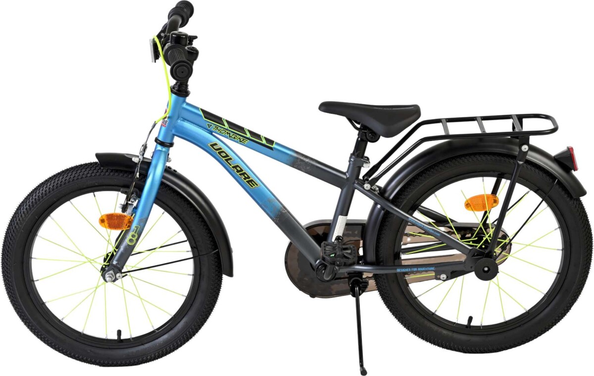 Volare - Thombike Cykel - 18 Tommer - Bagagebærer - Blå Grå