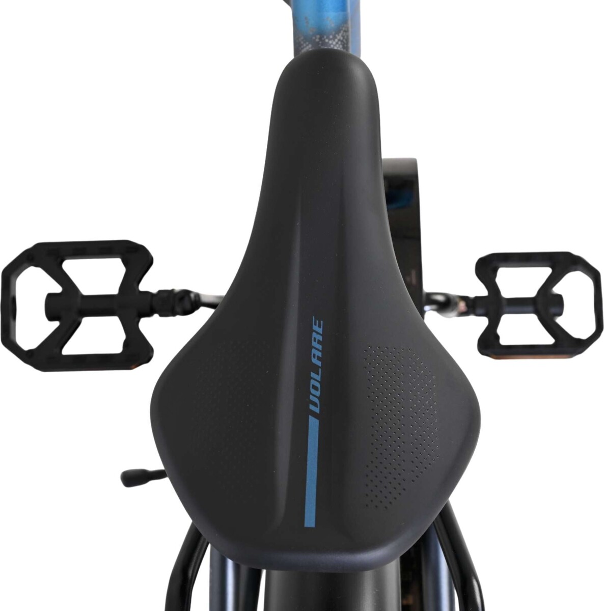 Volare - Thombike Cykel - 18 Tommer - Bagagebærer - Blå Grå