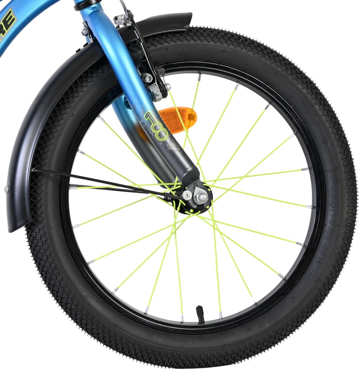 Volare - Thombike Cykel - 18 Tommer - Bagagebærer - Blå Grå