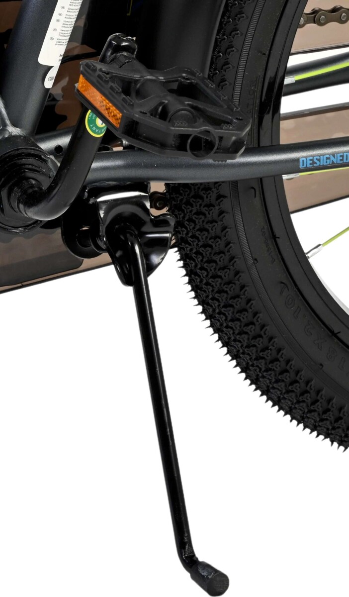 Volare - Thombike Cykel - 18 Tommer - Bagagebærer - Blå Grå