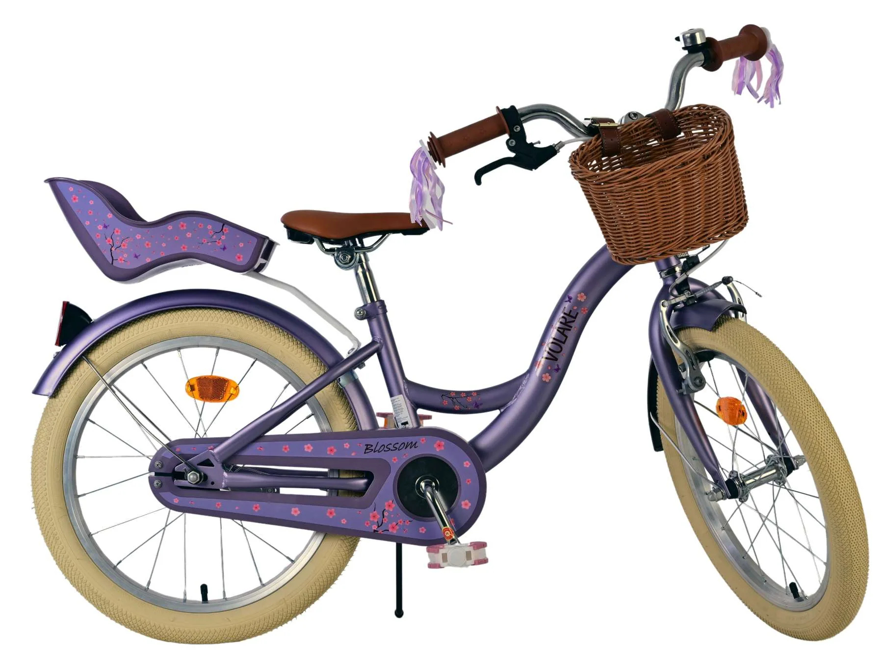 Volare Børnecykel - 18 Tommer - Blossom Purple - 51832