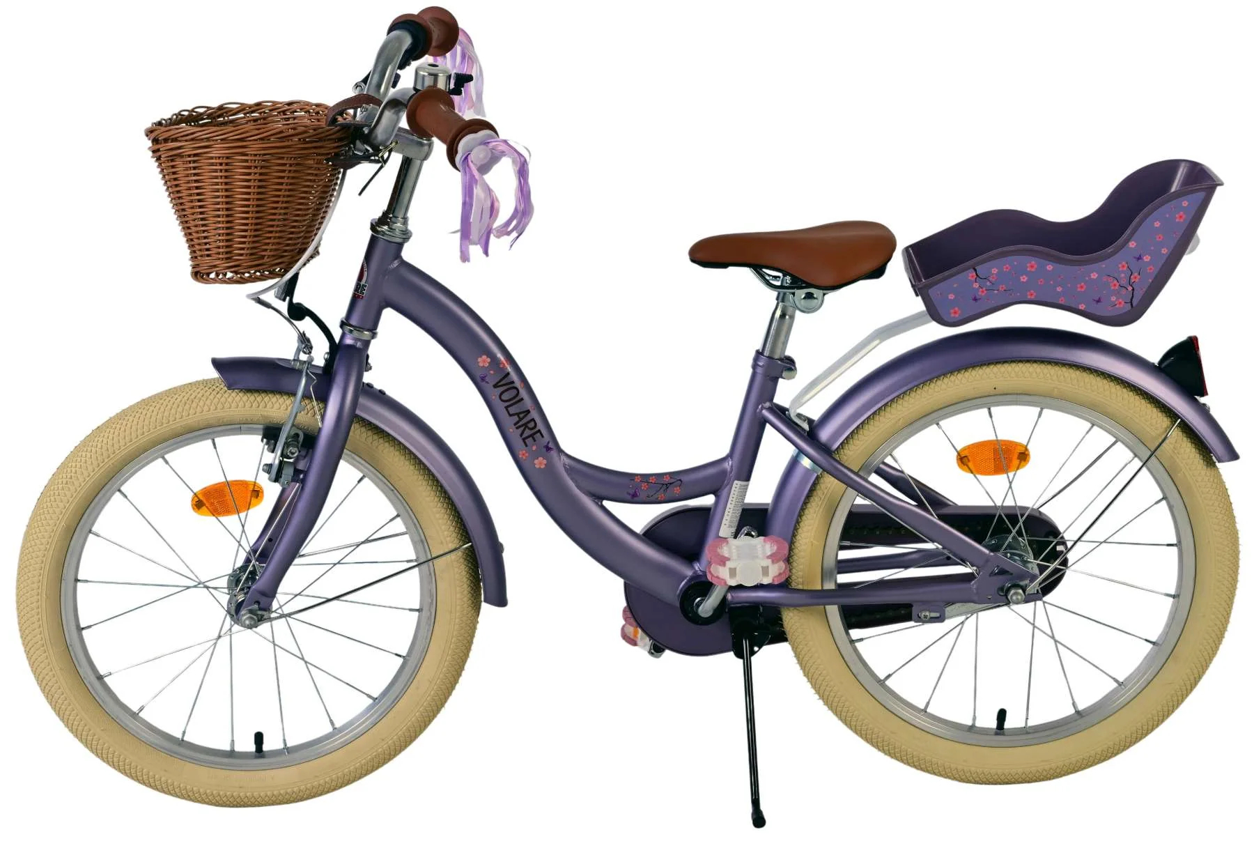 Volare Børnecykel - 18 Tommer - Blossom Purple - 51832