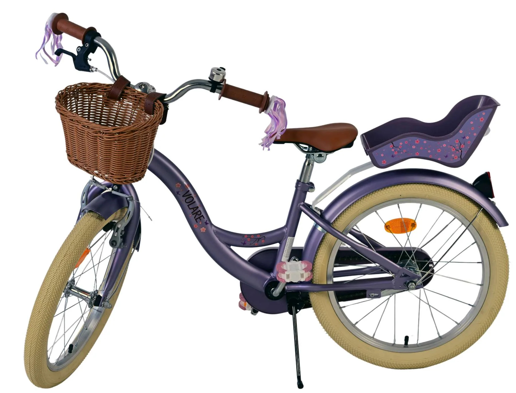 Volare Børnecykel - 18 Tommer - Blossom Purple - 51832