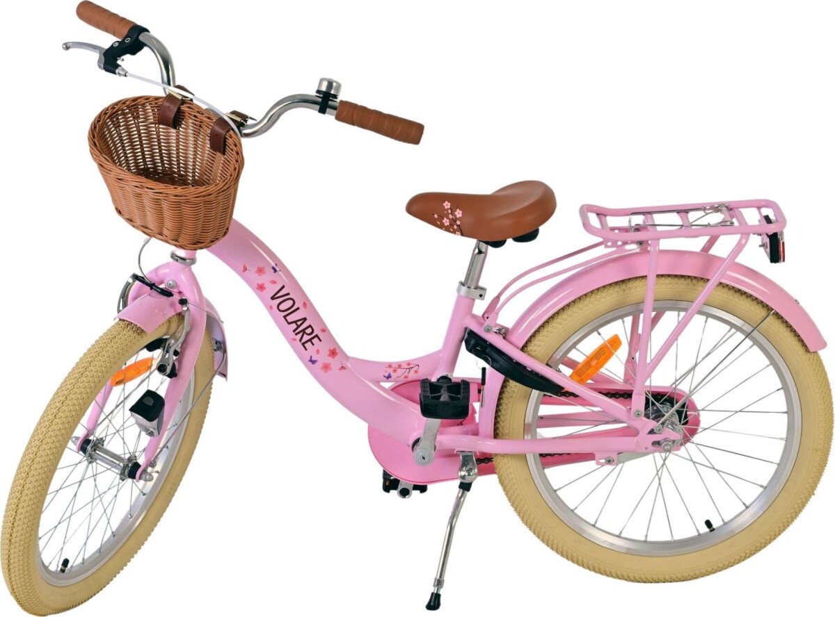 Volare - Børnecykel Med Støttehjul - 20 Tommer - Blossom - Pink