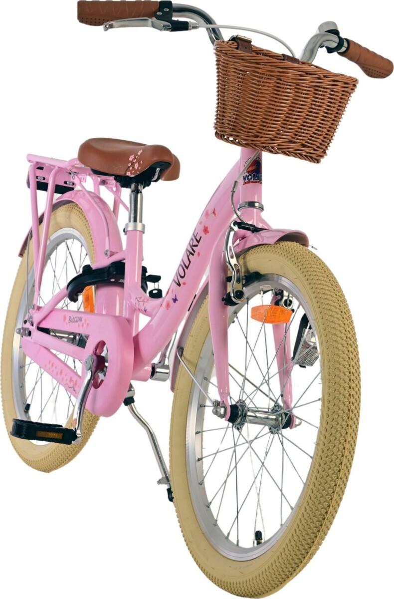 Volare - Børnecykel Med Støttehjul - 20 Tommer - Blossom - Pink