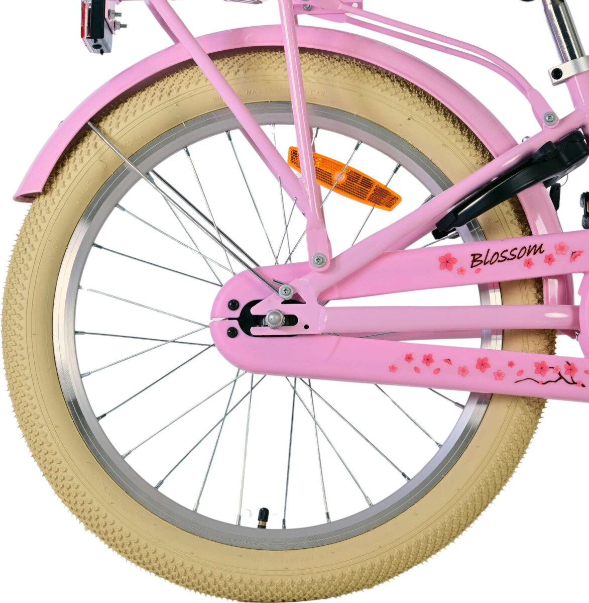Volare - Børnecykel Med Støttehjul - 20 Tommer - Blossom - Pink