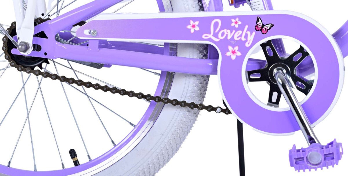 Volare - Lovely Børnecykel - 20 Tommer - Lilla