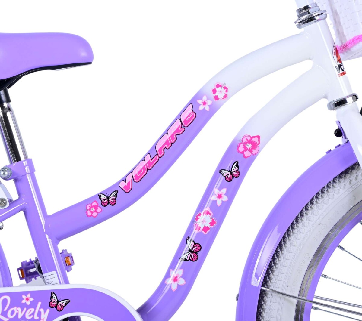 Volare - Lovely Børnecykel - 20 Tommer - Lilla