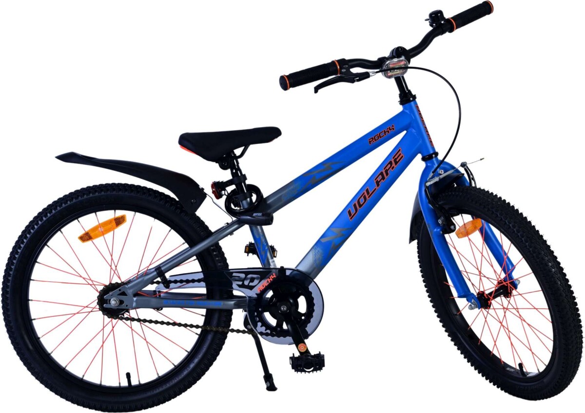 Volare - Rocky 20 Børnecykel - Håndbremse Og Bagbremse - Blå