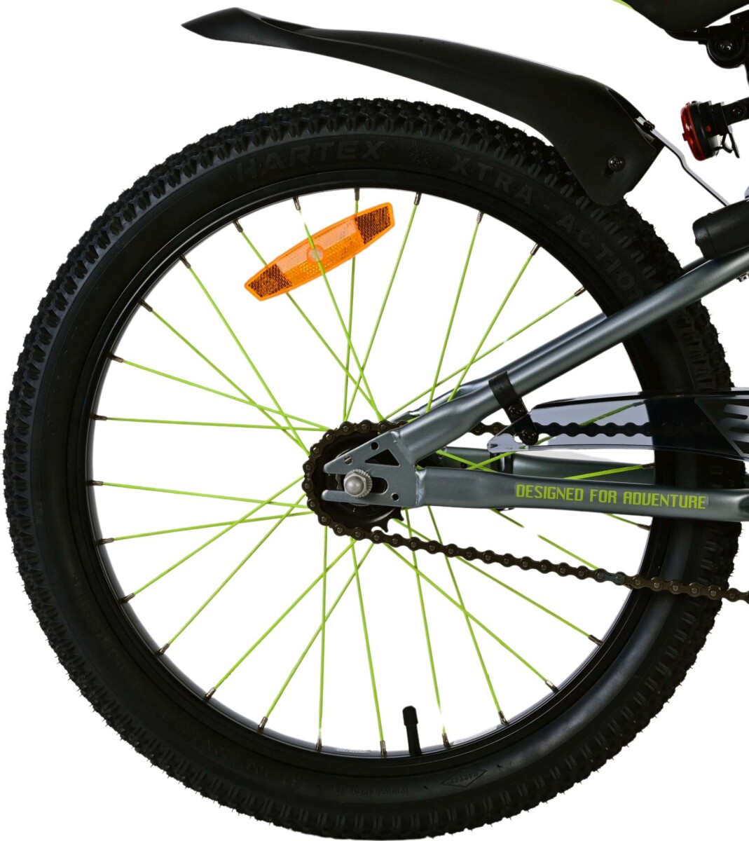 Volare - Rocky 20 Børnecykel - Fodbremse Håndbremse - Grøn