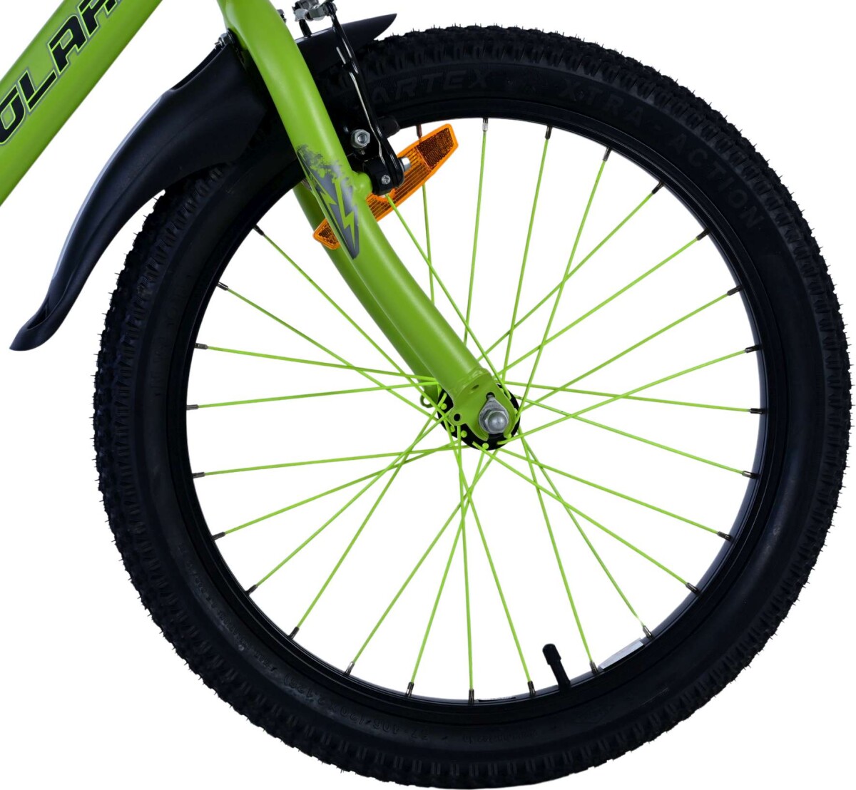 Volare - Rocky 20 Børnecykel - Fodbremse Håndbremse - Grøn