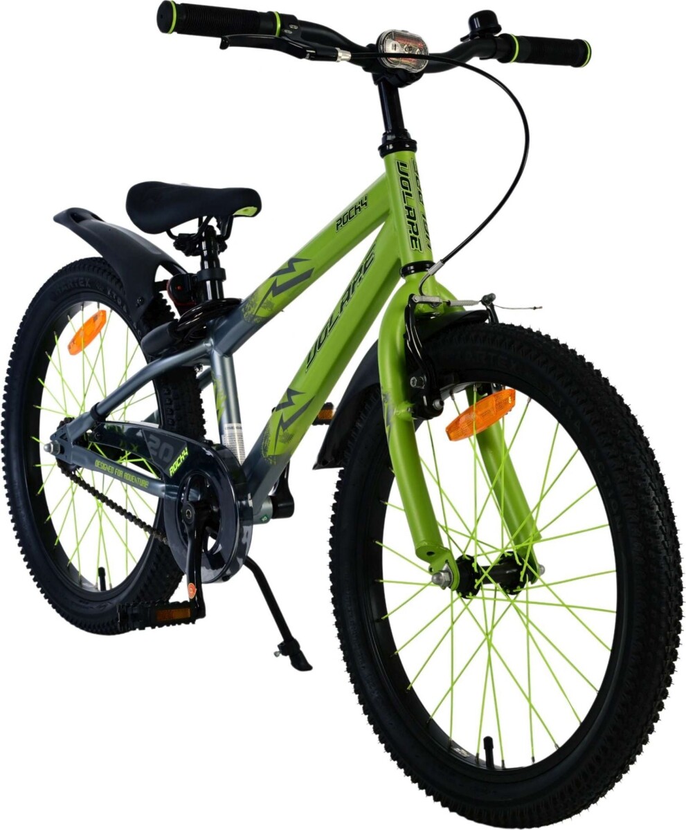 Volare - Rocky 20 Børnecykel - Fodbremse Håndbremse - Grøn
