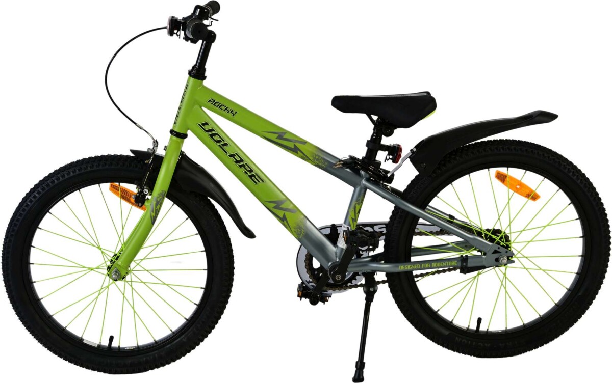 Volare - Rocky 20 Børnecykel - Fodbremse Håndbremse - Grøn