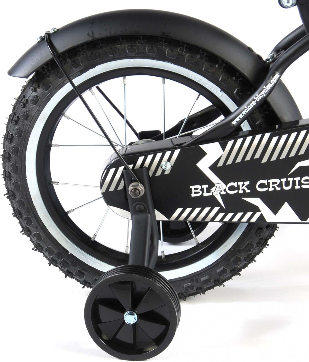 Volare Børneykel - 3 5-5 År - 12 - Black Cruiser - Sort