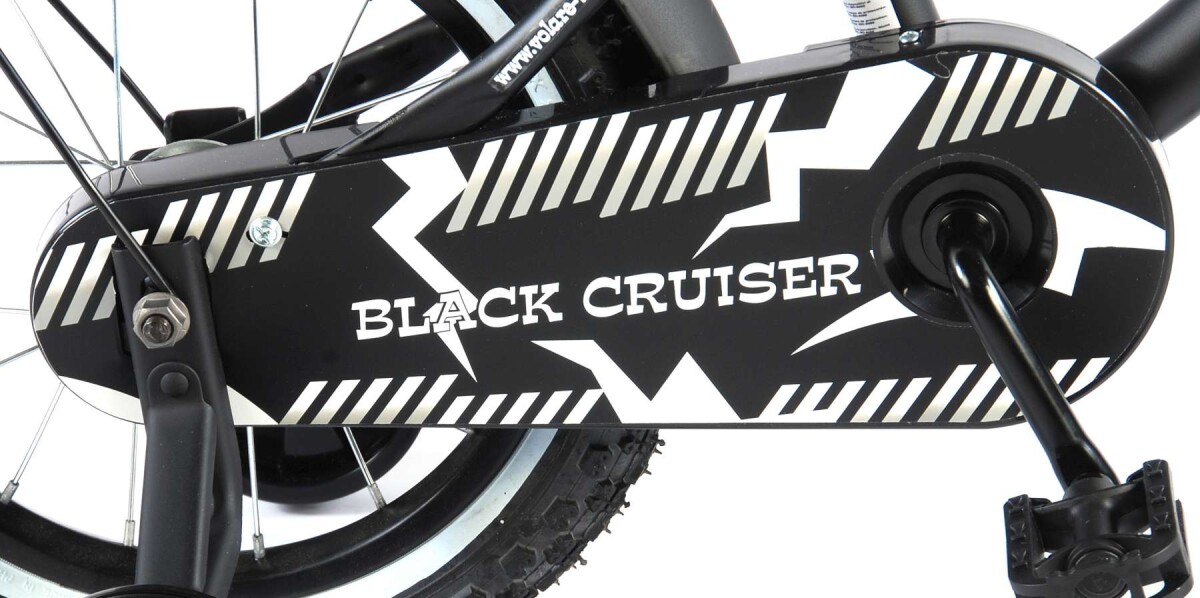 Volare Børneykel - 3 5-5 År - 12 - Black Cruiser - Sort
