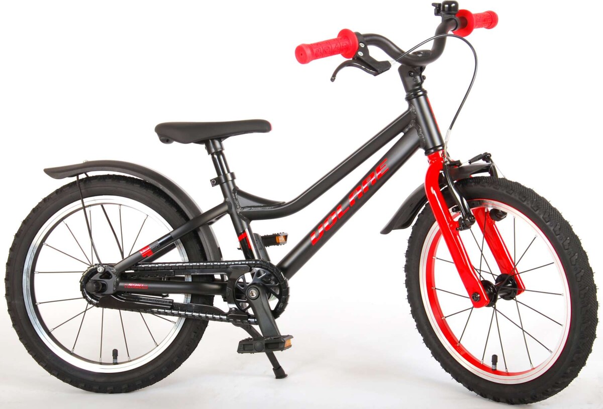 Volare - Børnecykel - 16 - Blaster - Sort Og Rød