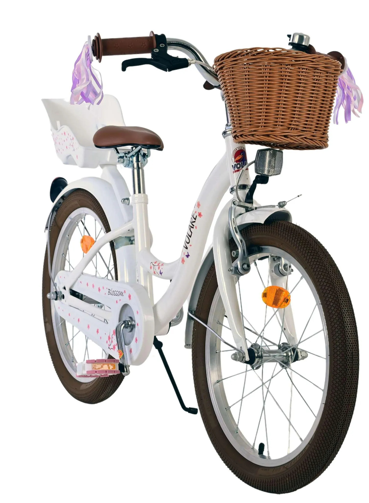 Volare Børnecykel - 18 Tommer - Blossom White - 51834
