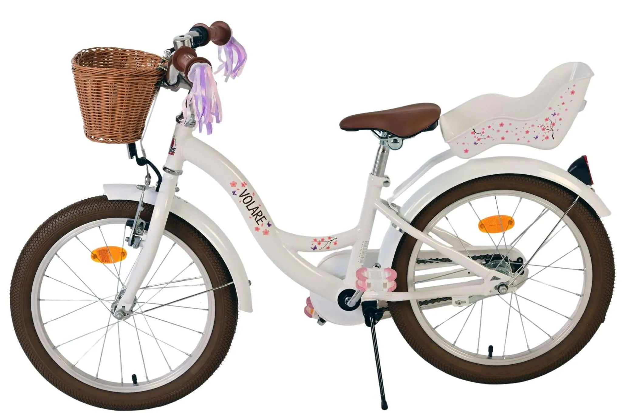 Volare Børnecykel - 18 Tommer - Blossom White - 51834