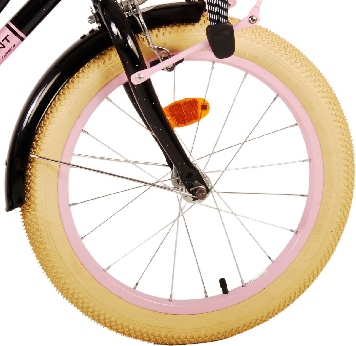 Volare - Børnecykel Med Støttehjul - 18 - Excellent - Sort