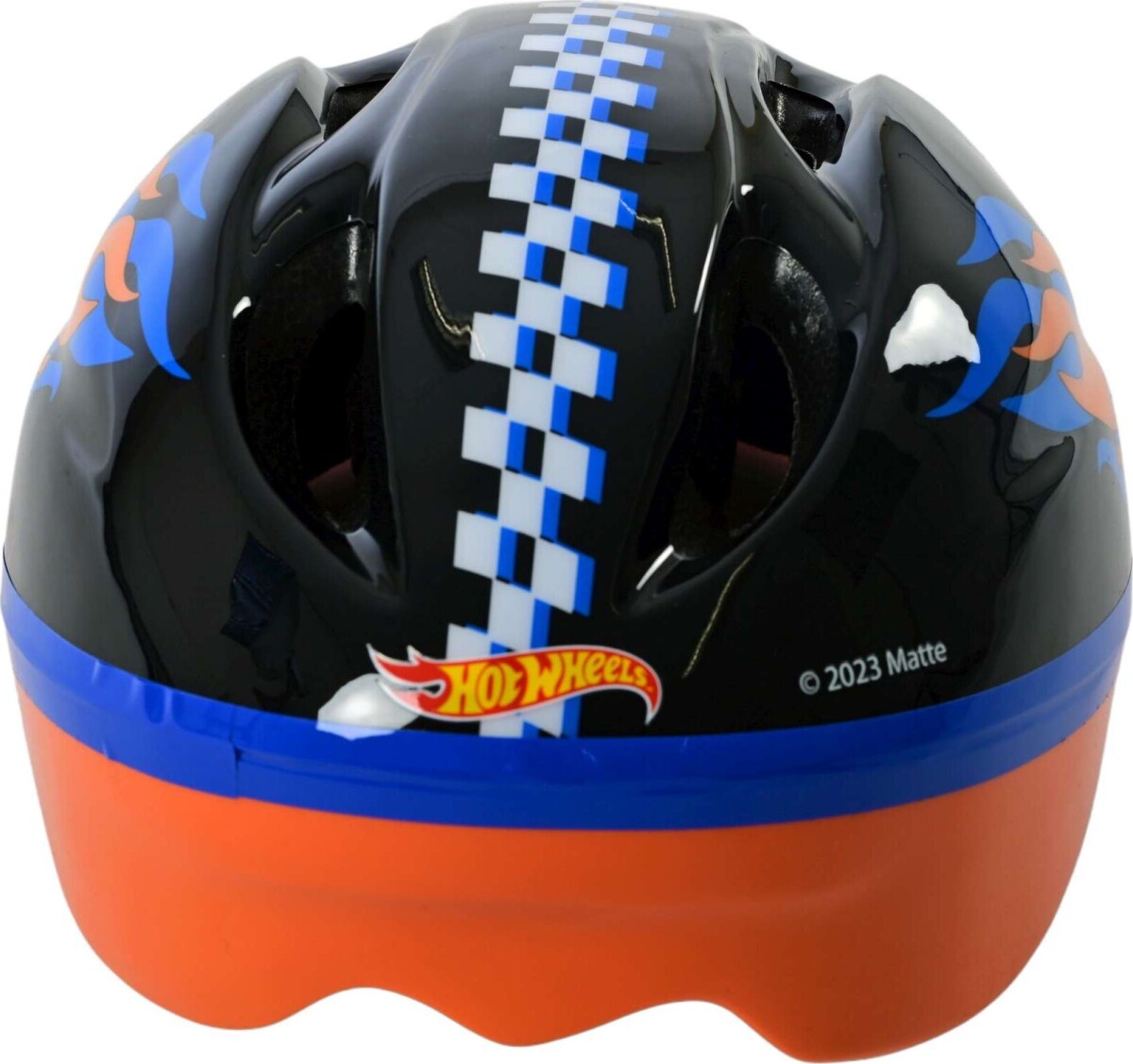 Volare - Cykelhjelm Til Børn - 3-12 År - 52-56 Cm - Hotwheels - Sort