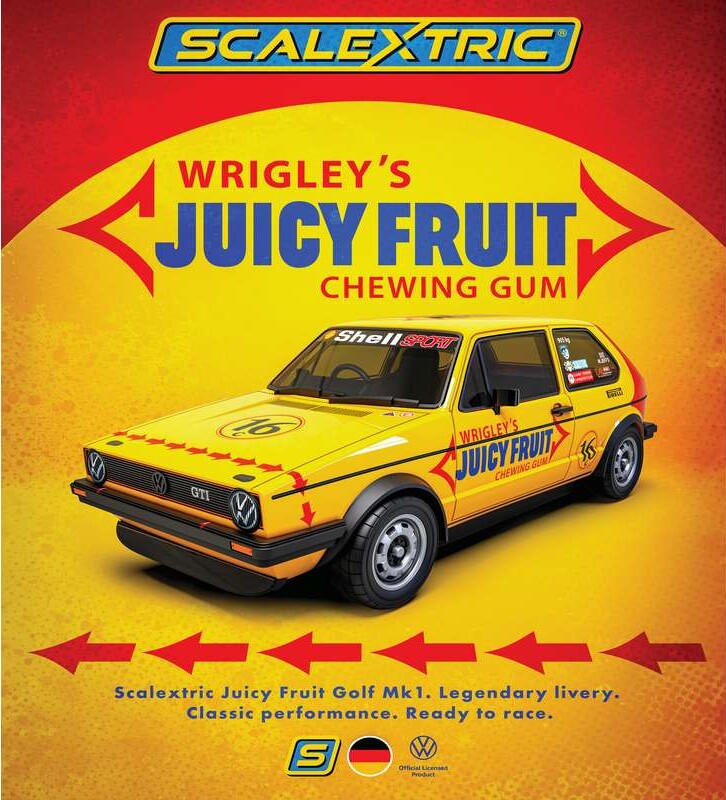 Scalextric C4625 - Volkswagen Golf Mk1 Bil - Malcolm Jeffs Racing