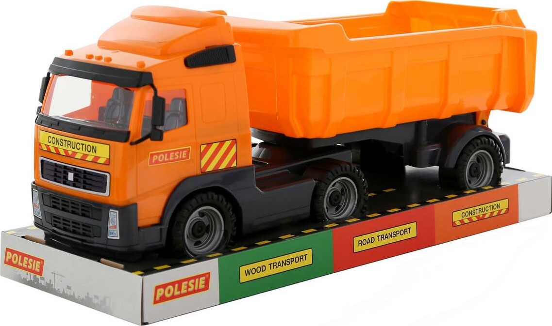 Volvo Lastbil Dumper Legetøj - Polesie - 59 Cm