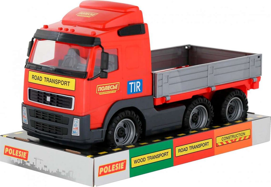 Volvo Lastbil Legetøj Med Lad - Polesie - 45 Cm