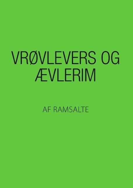 Vrøvlevers Og Ævlerim