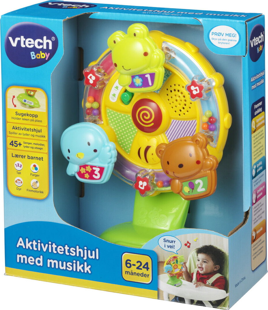 Vtech - Baby Aktivitetshjul Med Musik