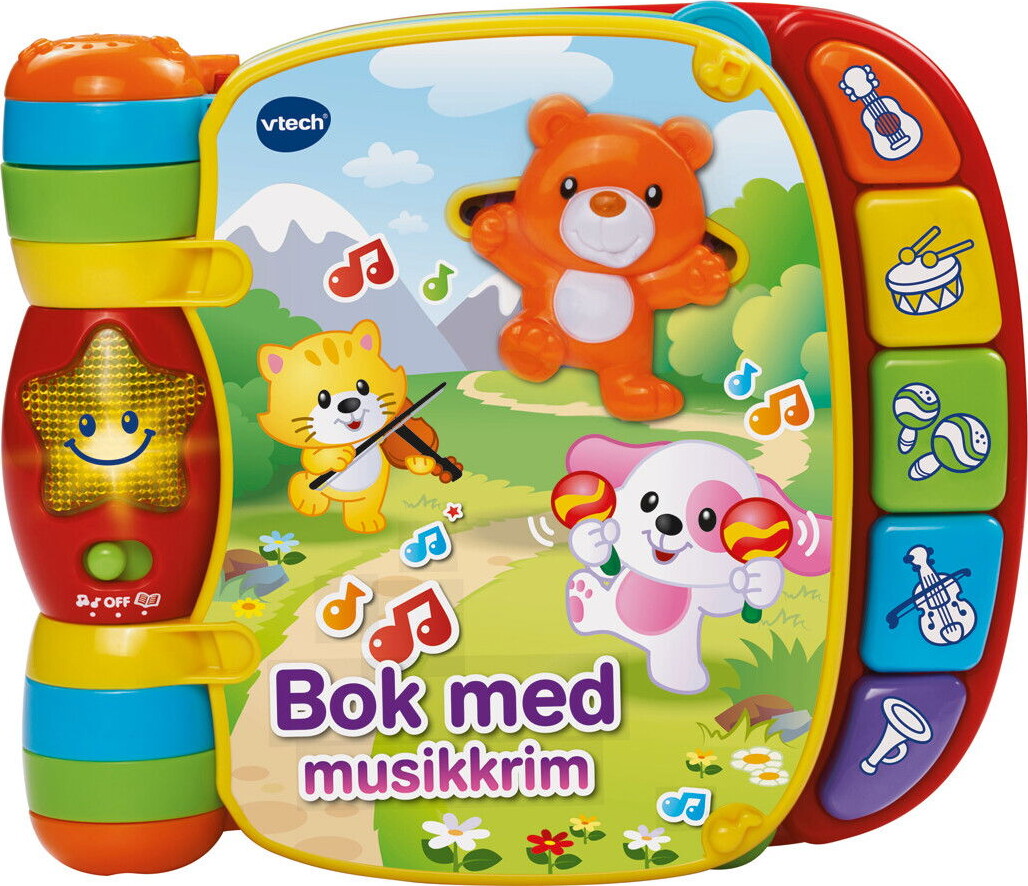 Vtech - Musical Rhymes Book - Musikbog Med Børnesange