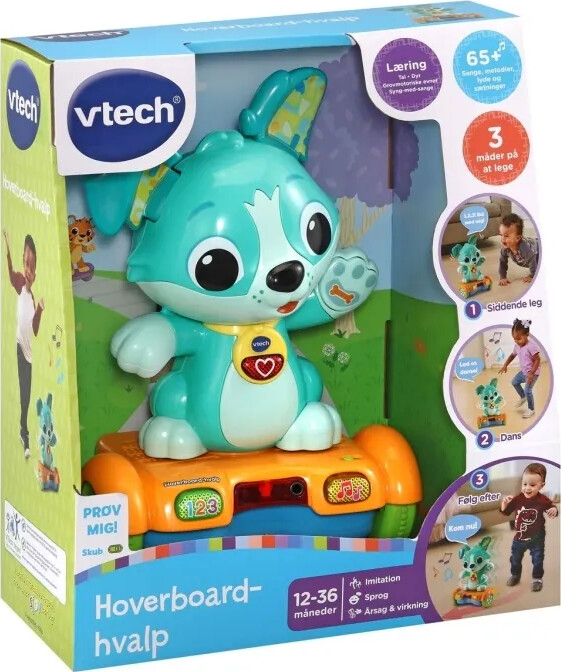 Vtech - Interaktivt Hunde Legetøj - Baby Chase Me Puppy